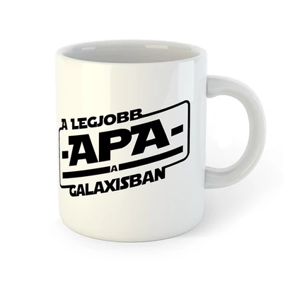 A Legjobb Apa a Galaxisban Ajándék Bögre A Legjobb Apa a Galaxisban Ajándék Bögre