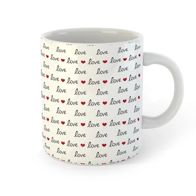 Love and Heart... Ajándék Bögre Valentin-napra