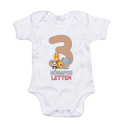 3 Hónapos Lettem Állatos Cuki Baba Body Ruha