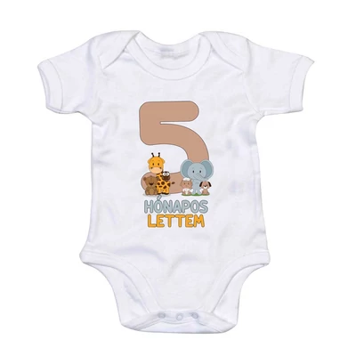 5 Hónapos Lettem Állatos Cuki Baba Body Ruha