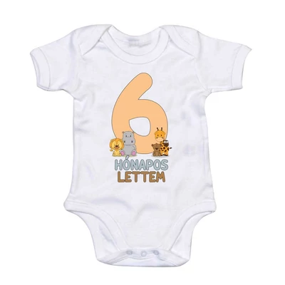 6 Hónapos Lettem Állatos Cuki Baba Body Ruha