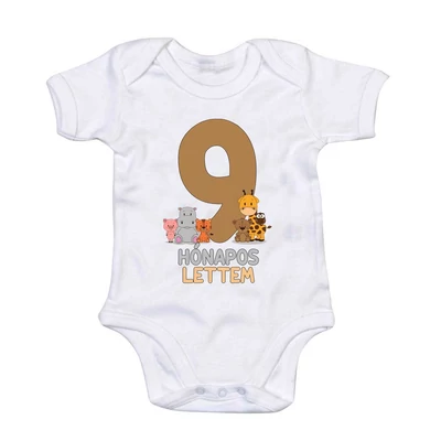 9 Hónapos Lettem Állatos Cuki Baba Body Ruha