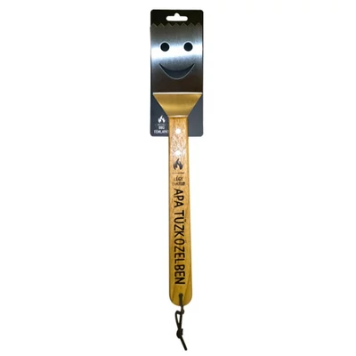 Légy Óvatos, Apa Tűzközelben! BBQ Ajándék Fémlapát