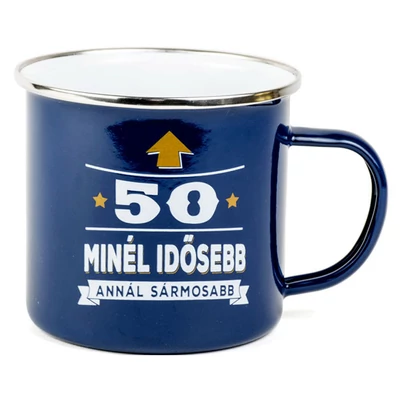 Ajándék Fém Bögre 50. Szülinapra
