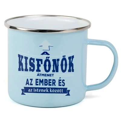 Ajándék Fém Bögre Foglalkozással - Kisfőnök
