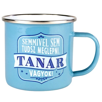 Ajándék Fém Bögre Foglalkozással - Tanár 2