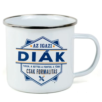 Ajándék Fém Bögre Ismerősnek - Diák