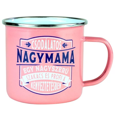 Ajándék Fém Bögre Ismerősnek - Nagymama