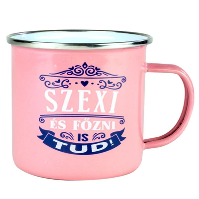 Ajándék Fém Bögre Ismerősnek - Szexi
