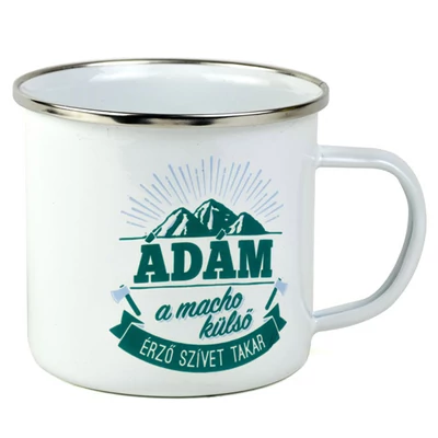 Ajándék Fém Bögre Névvel - Ádám