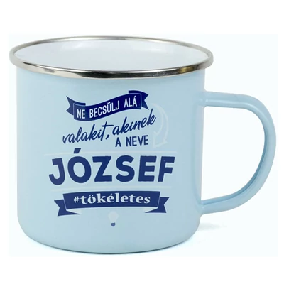 Ajándék Fém Bögre Névvel - József
