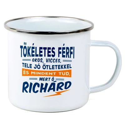 Ajándék Fém Bögre Névvel - Richárd