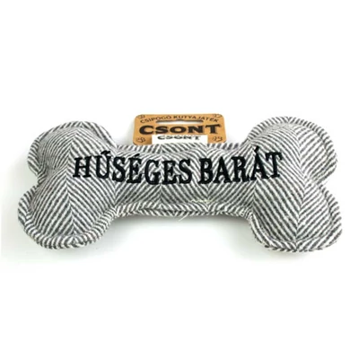 Hűséges Barát Feliratú Csont Alakú Kutyajáték