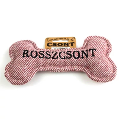 Rosszcsont Feliratú Csont Alakú Kutyajáték