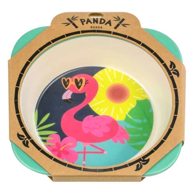 Flamingó Mintás Tál Gyerekeknek - Panda Banda