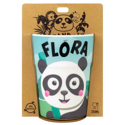 Flóra Feliratú Pohár Gyerekeknek - Panda Banda
