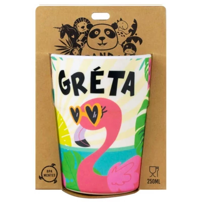 Gréta Feliratú Pohár Gyerekeknek - Panda Banda