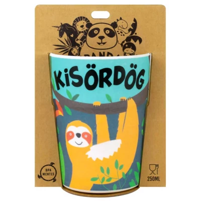 Kisördög Mintás Pohár Gyerekeknek - Panda Banda
