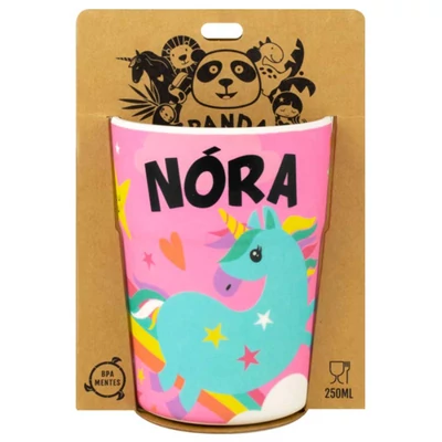 Nóra Feliratú Pohár Gyerekeknek - Panda Banda