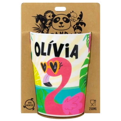 Olívia Feliratú Pohár Gyerekeknek - Panda Banda