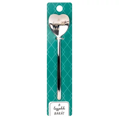 A Legjobb Barát Feliratú Ajándék Kiskanál