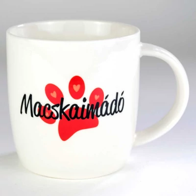 Cicás Bögre - Macskaimádó Felirattal