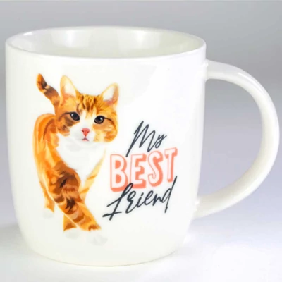 Cicás Ajándék Bögre - Vörös Macska