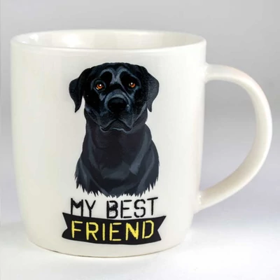 Kutyás Ajándék Bögre - Fekete Labrador