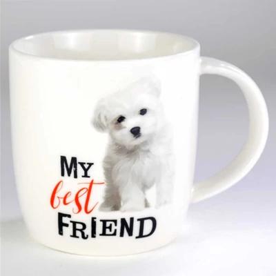 Kutyás Ajándék Bögre - Máltai Selyemkutya