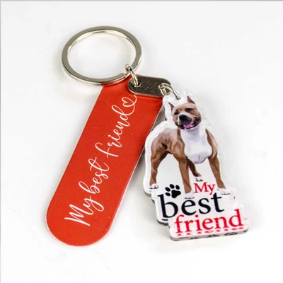 Kutyás Ajándék Kulcstartó - Amerikai Staffordshire Terrier 2