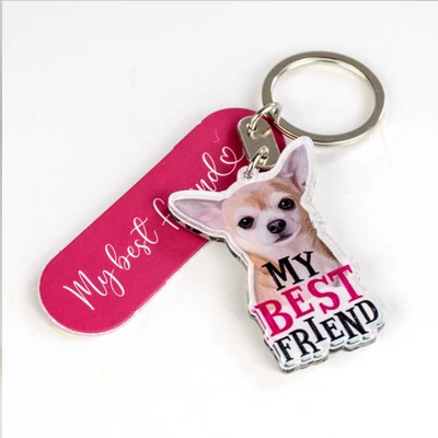 Kutyás Ajándék Kulcstartó - Csivava