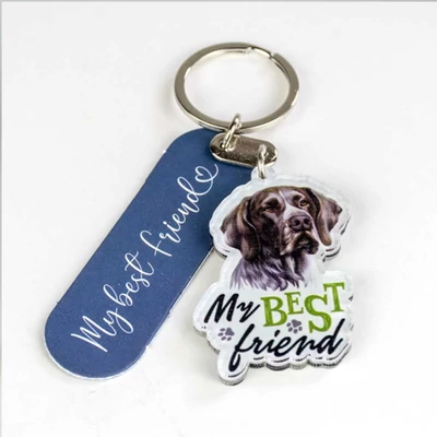 Kutyás Ajándék Kulcstartó - Német Vizsla