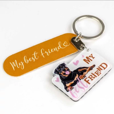 Kutyás Ajándék Kulcstartó - Rottweiler