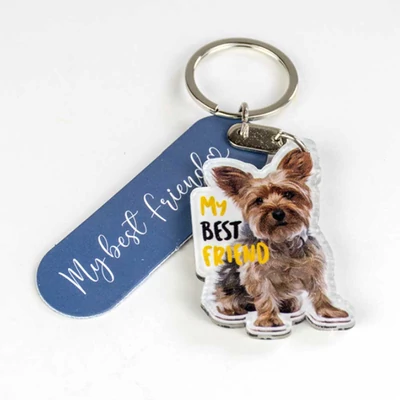 Kutyás Ajándék Kulcstartó - Yorkshire Terrier