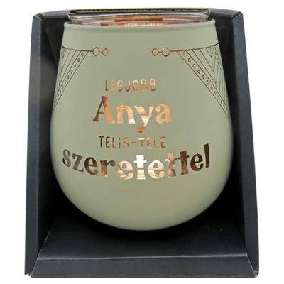 Tükörfényes Mécsestartó - Legjobb Anya… Felirattal