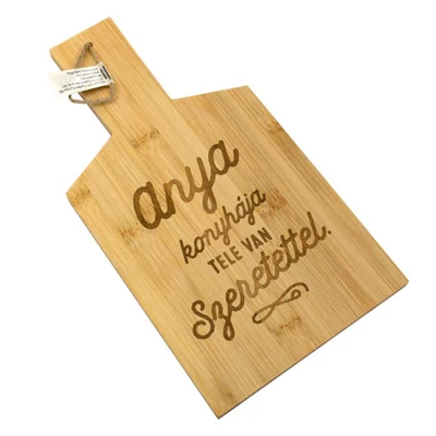 Anya Konyhája Tele Van Szeretettel Ajándék Bambusz Vágódeszka Anya Konyhája Tele Van Szeretettel Ajándék Bambusz Vágódeszka