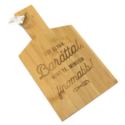 Egy Olyan Baráttal, Mint Te Minden Finomabb Ajándék Bambusz Vágódeszka