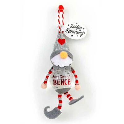 Hógömb Manó Karácsonyfadísz: Boldog Karácsonyt! - Bence Hógömb Manó Karácsonyfadísz: Boldog Karácsonyt! - Bence