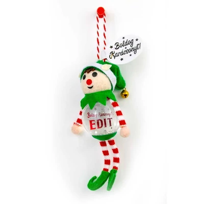 Hógömb Manó Karácsonyfadísz: Boldog Karácsonyt! - Edit