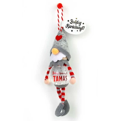 Hógömb Manó Karácsonyfadísz: Boldog Karácsonyt! - Tamás Hógömb Manó Karácsonyfadísz: Boldog Karácsonyt! - Tamás