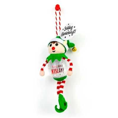 Hógömb Manó Karácsonyfadísz: Legjobb Kislány Manó