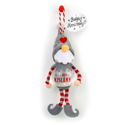 Hógömb Manó Karácsonyfadísz: Legjobb Kislány Törpe Hógömb Manó Karácsonyfadísz: Legjobb Kislány Törpe