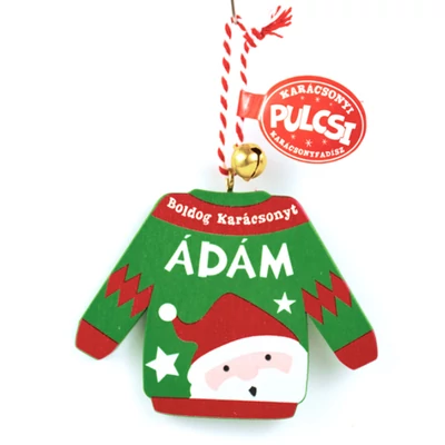 Karácsonyi Pulcsi Dísz: Ádám