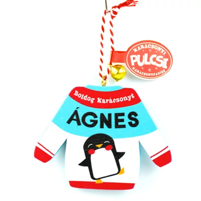 Karácsonyi Pulcsi Dísz: Ágnes