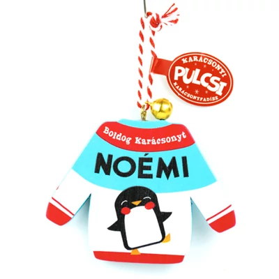 Karácsonyi Pulcsi Dísz: Noémi