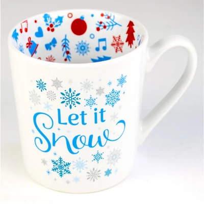 Let It Snow Feliratú Lifestyle Karácsonyi Bögre