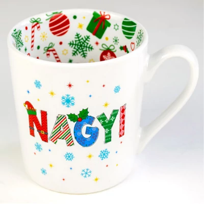 Nagyi Feliratú Lifestyle Karácsonyi Bögre Nagyi Feliratú Lifestyle Karácsonyi Bögre