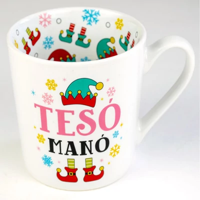 Tesó Manó Feliratú Lifestyle Karácsonyi Bögre Lány Testvérnek Tesó Manó Feliratú Lifestyle Karácsonyi Bögre Lány Testvérnek