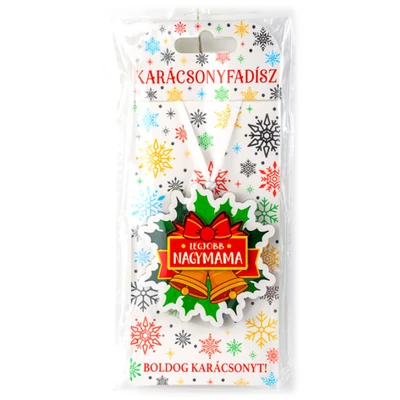 Legjobb Nagymama Feliratú Lifestyle Karácsonyfadísz