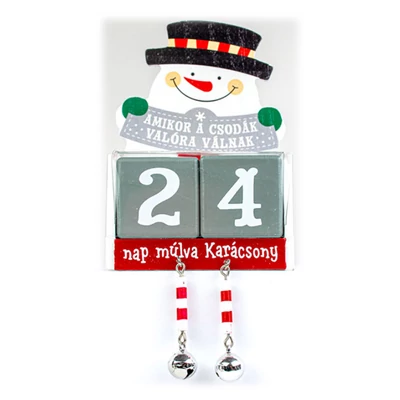 Adventi Öröknaptár Karácsonyra - Amikor a Csodák... - Hóember